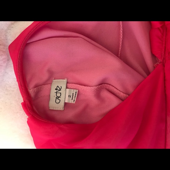 Formal pink size 2 Caché Gown - Picture 5 of 7